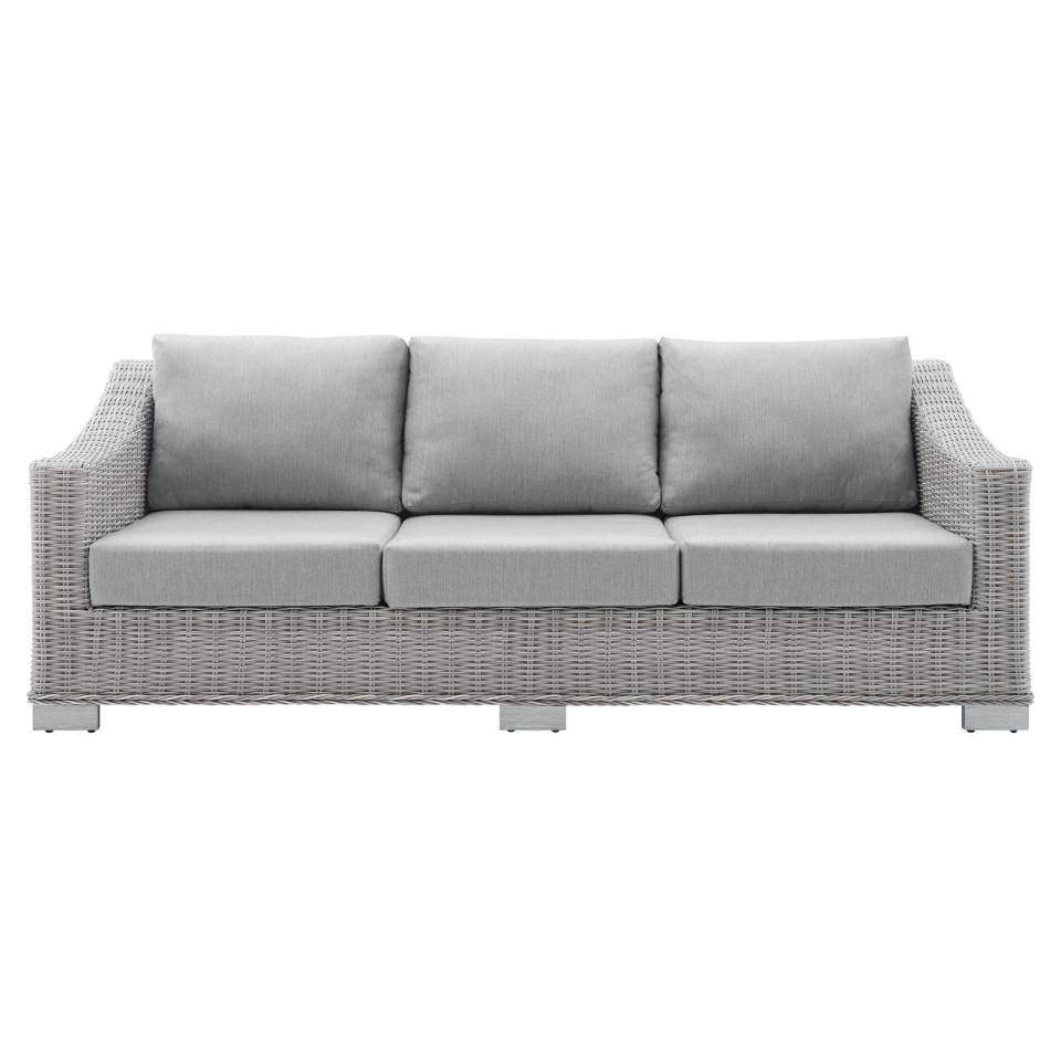 Modway Conway Sunbrella® Outdoor Patio Wicker Rattan Sofa - EEI-3974 | Outdoor Sofas, Loveseats & Sectionals | Modishstore - 4