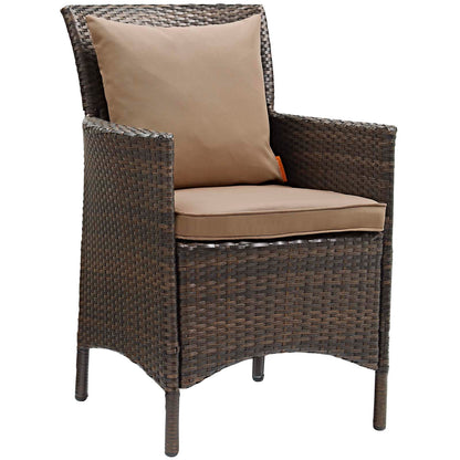 Modway Conduit Outdoor Patio Wicker Rattan Dining Armchair Set of 4 - EEI-4031 | Dining Chairs | Modishstore - 14