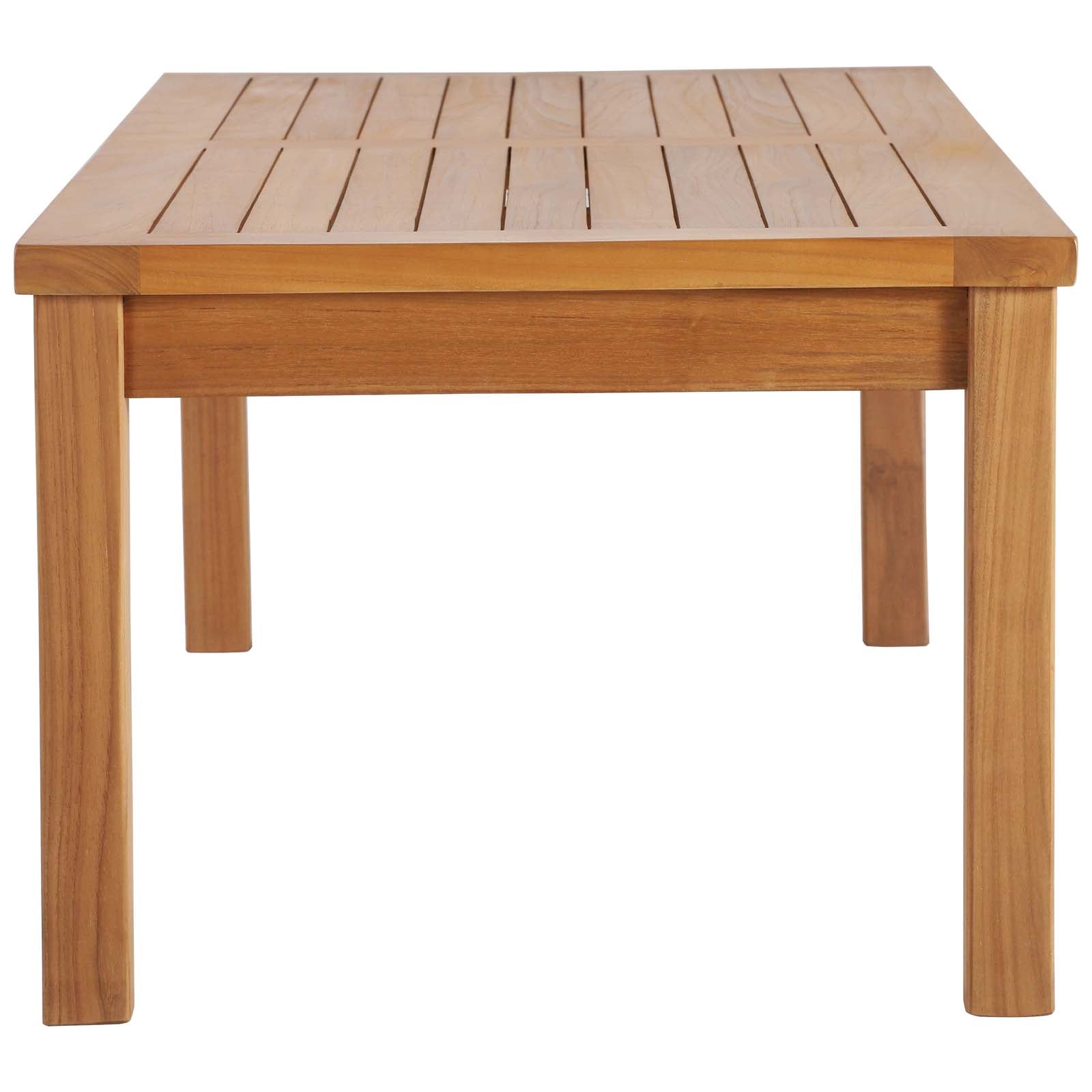 Modway Upland top Outdoor Patio Wood Side Table