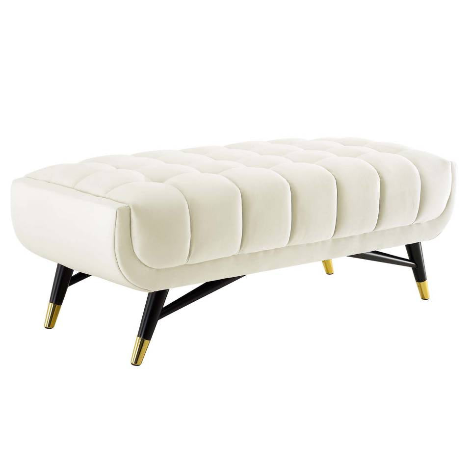 Modway Adept 47.5" Performance Velvet Bench - EEI-4242 | Benches | Modishstore - 8