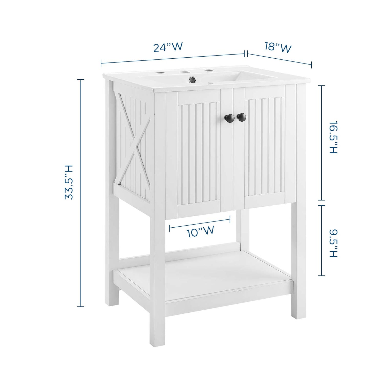 Modway Steam 24" Bathroom Vanity - EEI-4248 | Bathroom Accessories | Modishstore - 7