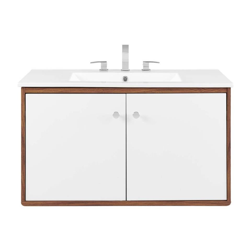 Modway Transmit 36" Wall-Mount Bathroom Vanity - EEI-4434 | Bathroom Accessories | Modishstore - 9