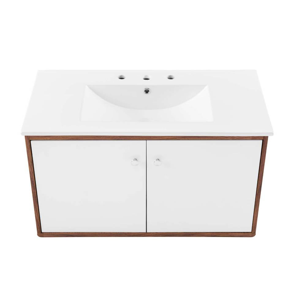 Modway Transmit 36" Wall-Mount Bathroom Vanity - EEI-4434 | Bathroom Accessories | Modishstore - 3