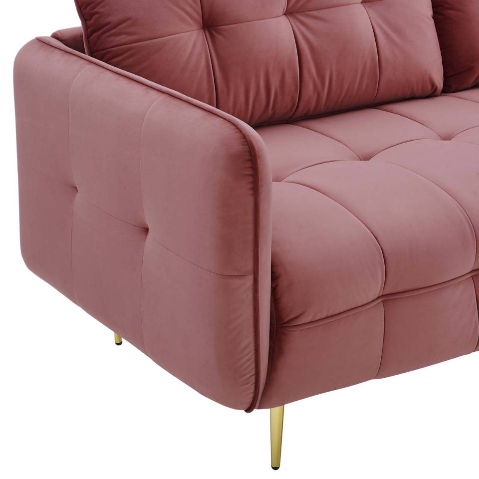 Modway Cameron Tufted Performance Velvet Sofa - EEI-4450 | Sofas | Modishstore - 6