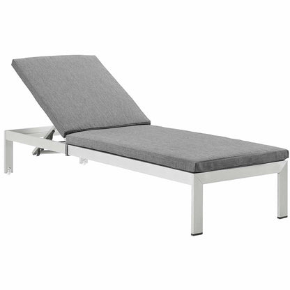 Modway Shore Outdoor Patio Aluminum Chaise with Cushions - EEI-4502 | Modishstore - 5