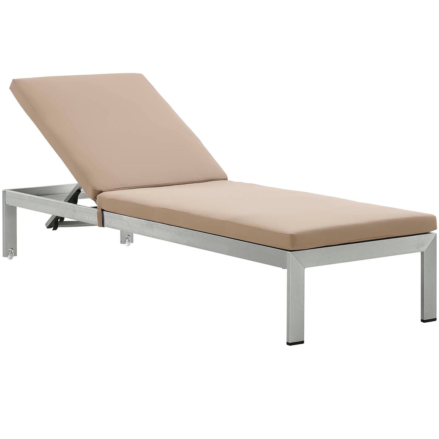 Modway Shore Outdoor Patio Aluminum Chaise with Cushions - EEI-4502 | Modishstore - 9