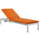 Modway Shore Outdoor Patio Aluminum Chaise with Cushions - EEI-4502 | Modishstore - 17