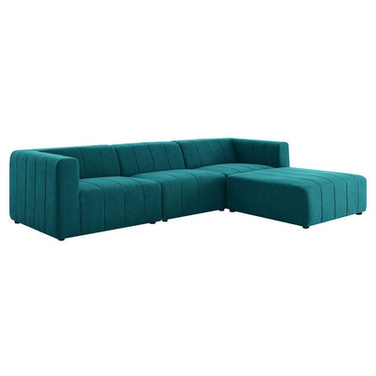 Modway Bartlett Upholstered Fabric Upholstered Fabric 4-Piece Sectional Sofa - EEI-4516 | Sectional | Modishstore - 14