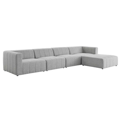 Modway Bartlett Upholstered Fabric Upholstered Fabric 5-Piece Sectional Sofa - EEI-4520 | Sectional | Modishstore - 13