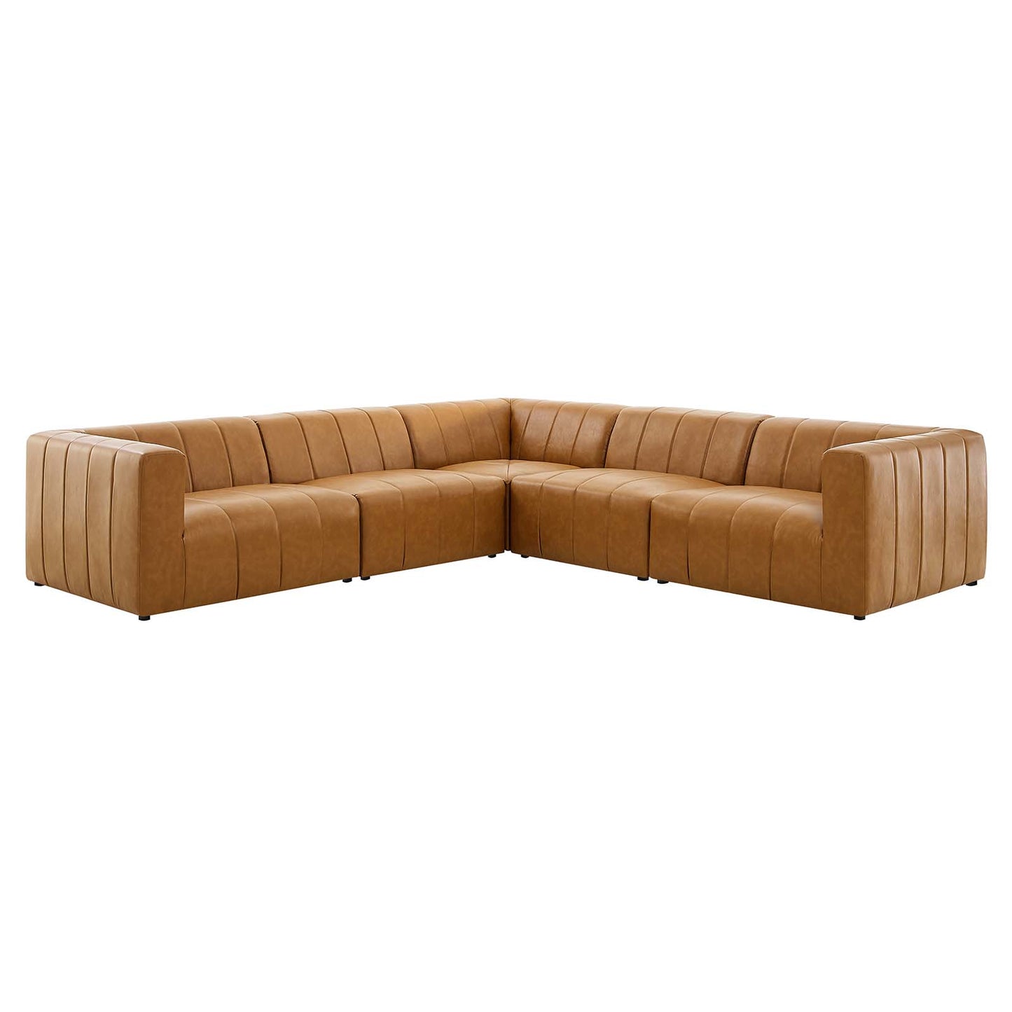 Bartlett Vegan Leather 5-Piece Sectional Sofa By Modway - EEI-4532 | Sofa Set | Modishstore - 2