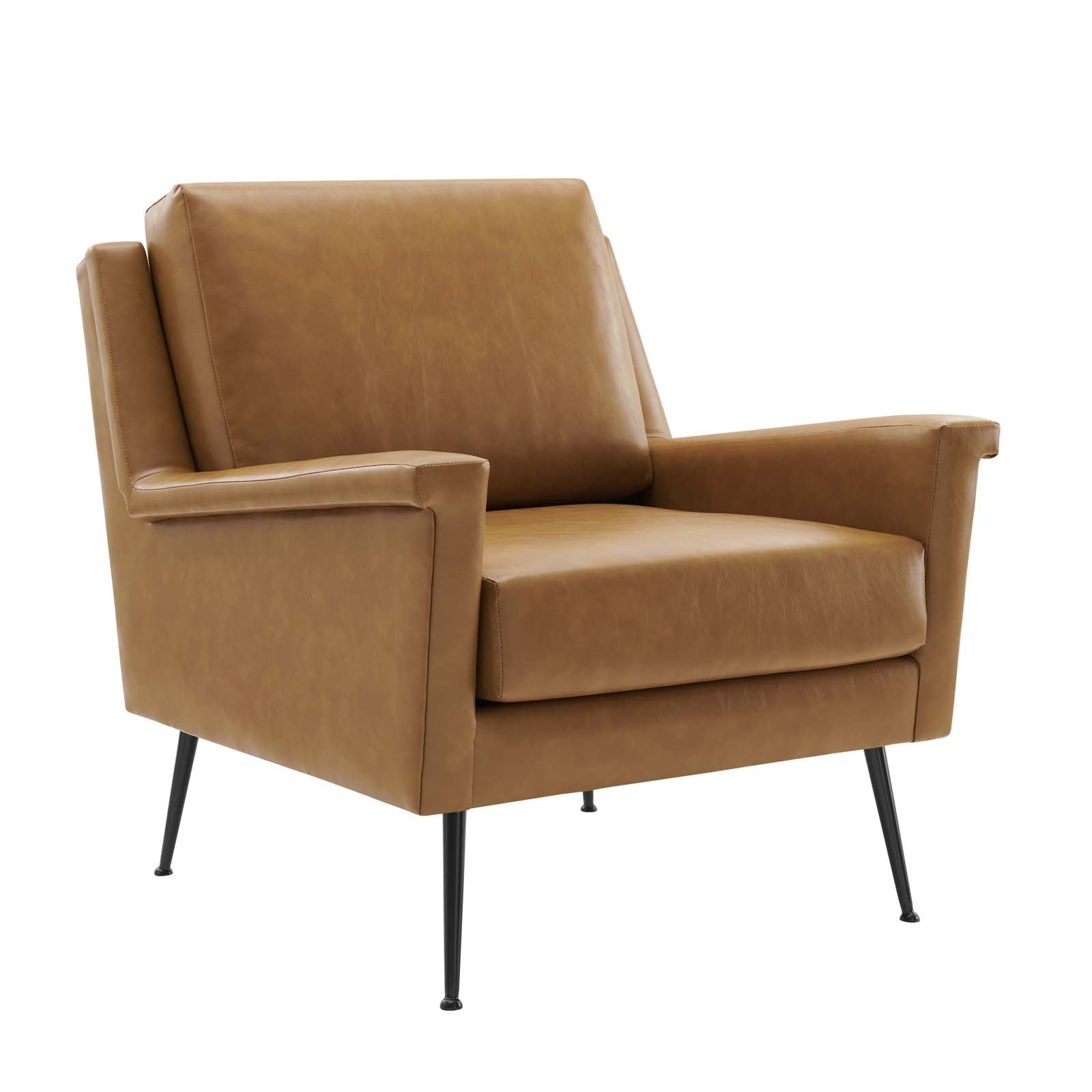 Chesapeake Vegan Leather Armchair By Modway - EEI-4632 | Armchairs | Modishstore - 2