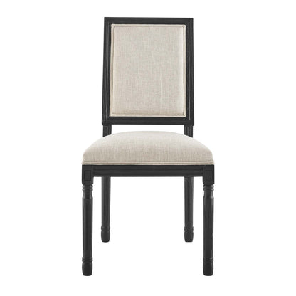 Modway Court French Vintage Upholstered Fabric Dining Side Chair - EEI-4661 | Dining Chairs | Modishstore - 4