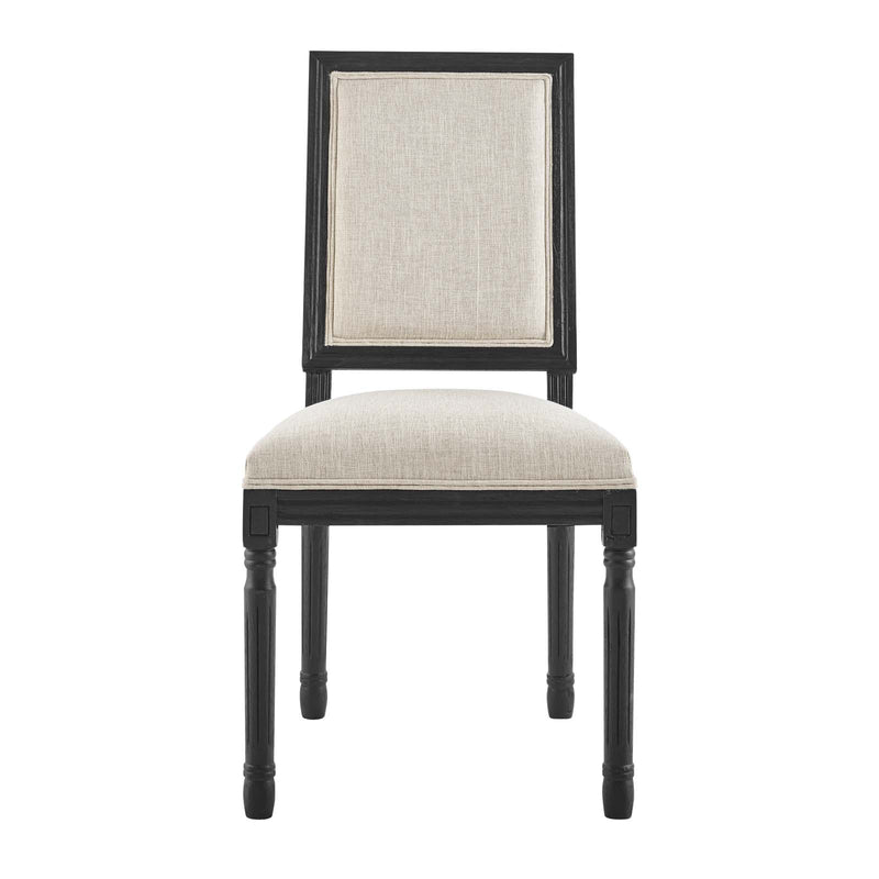 Modway Court French Vintage Upholstered Fabric Dining Side Chair - EEI-4661 | Dining Chairs | Modishstore - 4