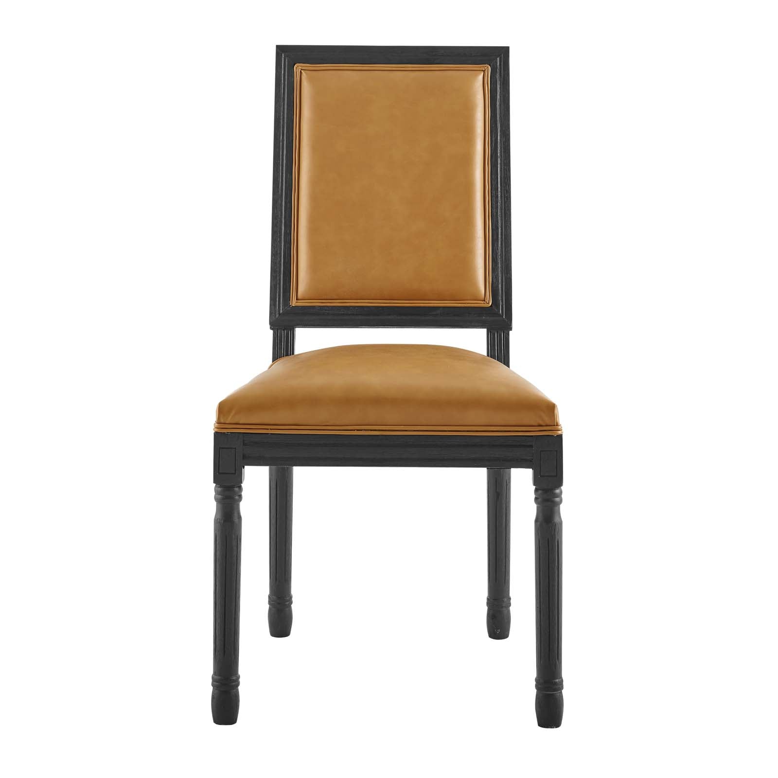 Modway Court French Vintage Vegan Leather Dining Side Chair - EEI-4663 | Dining Chairs | Modishstore - 5