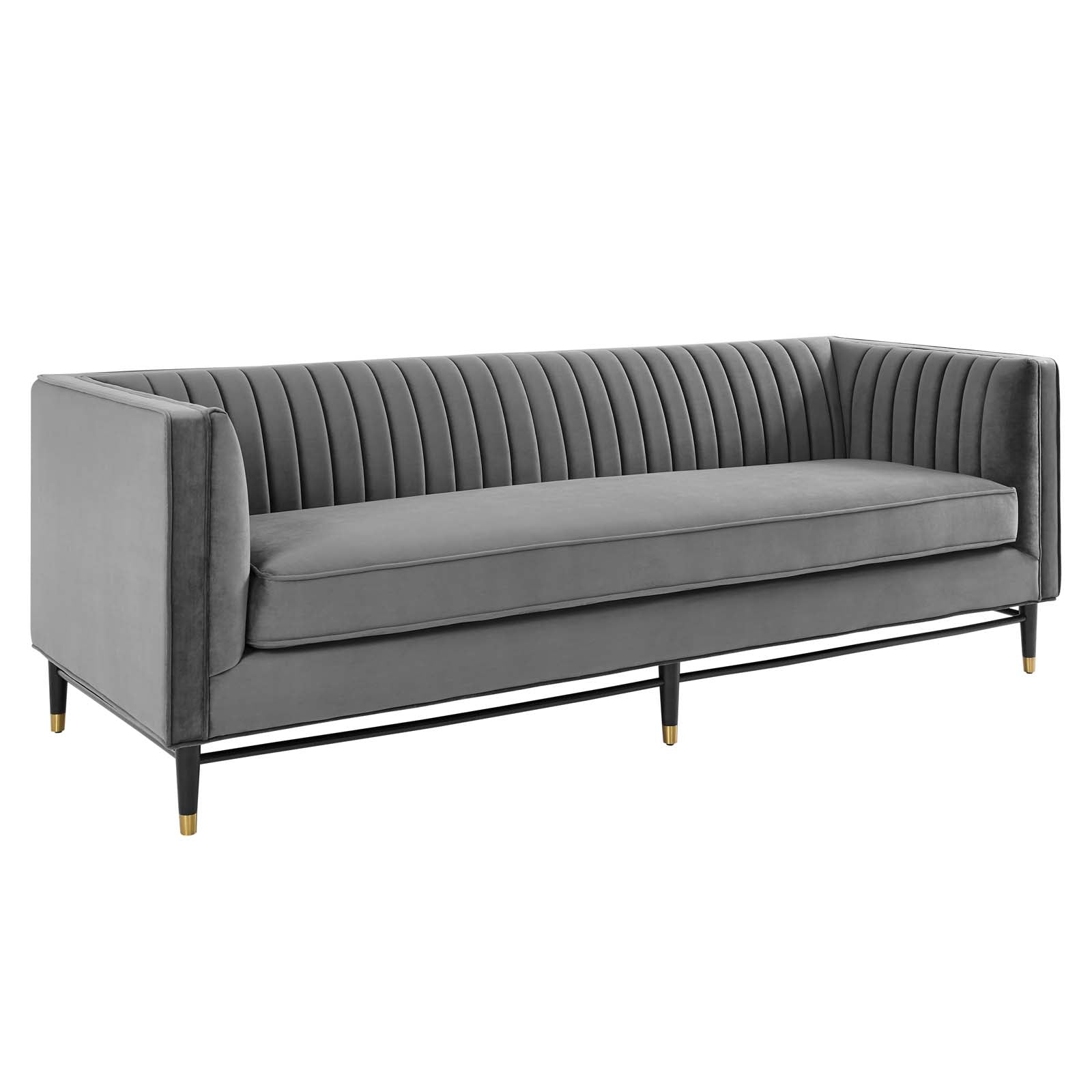 Modway Devote Channel Tufted Performance Velvet Sofa - EEI-4720 | Sofas | Modishstore - 14