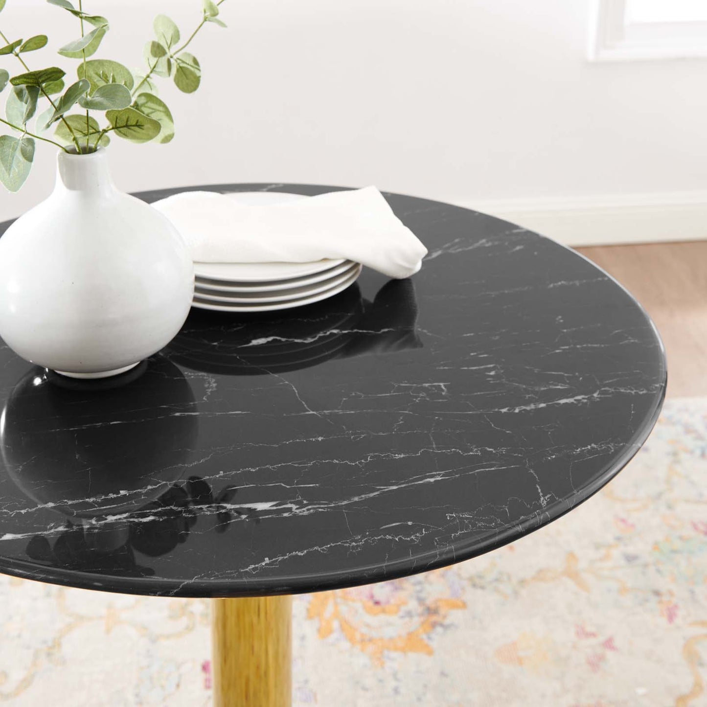 Modway Verne 28" Artificial Marble Dining Table - EEI-4746 | Dining Tables | Modishstore - 6