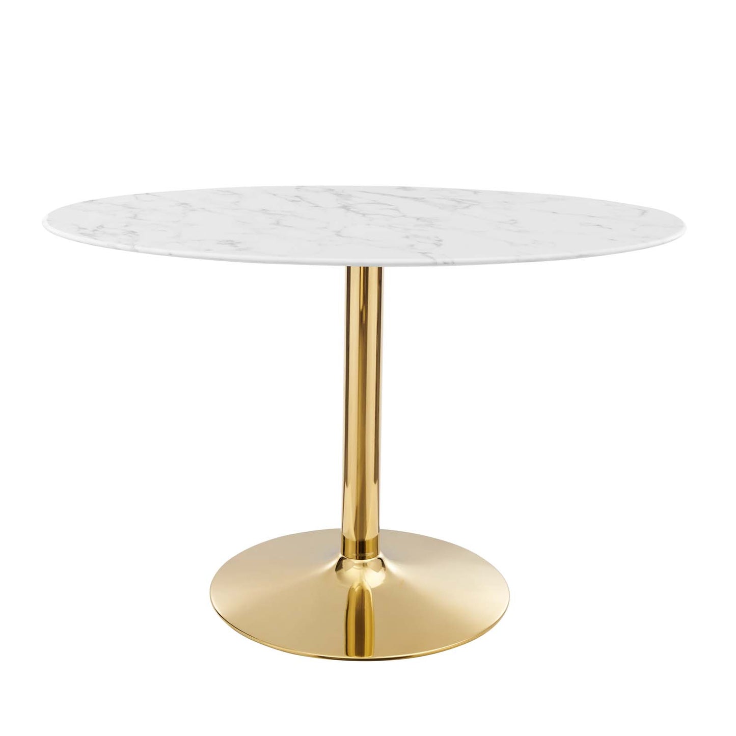 Modway Verne 48" Oval Artificial Marble Dining Table - EEI-4752 | Dining Tables | Modishstore - 1