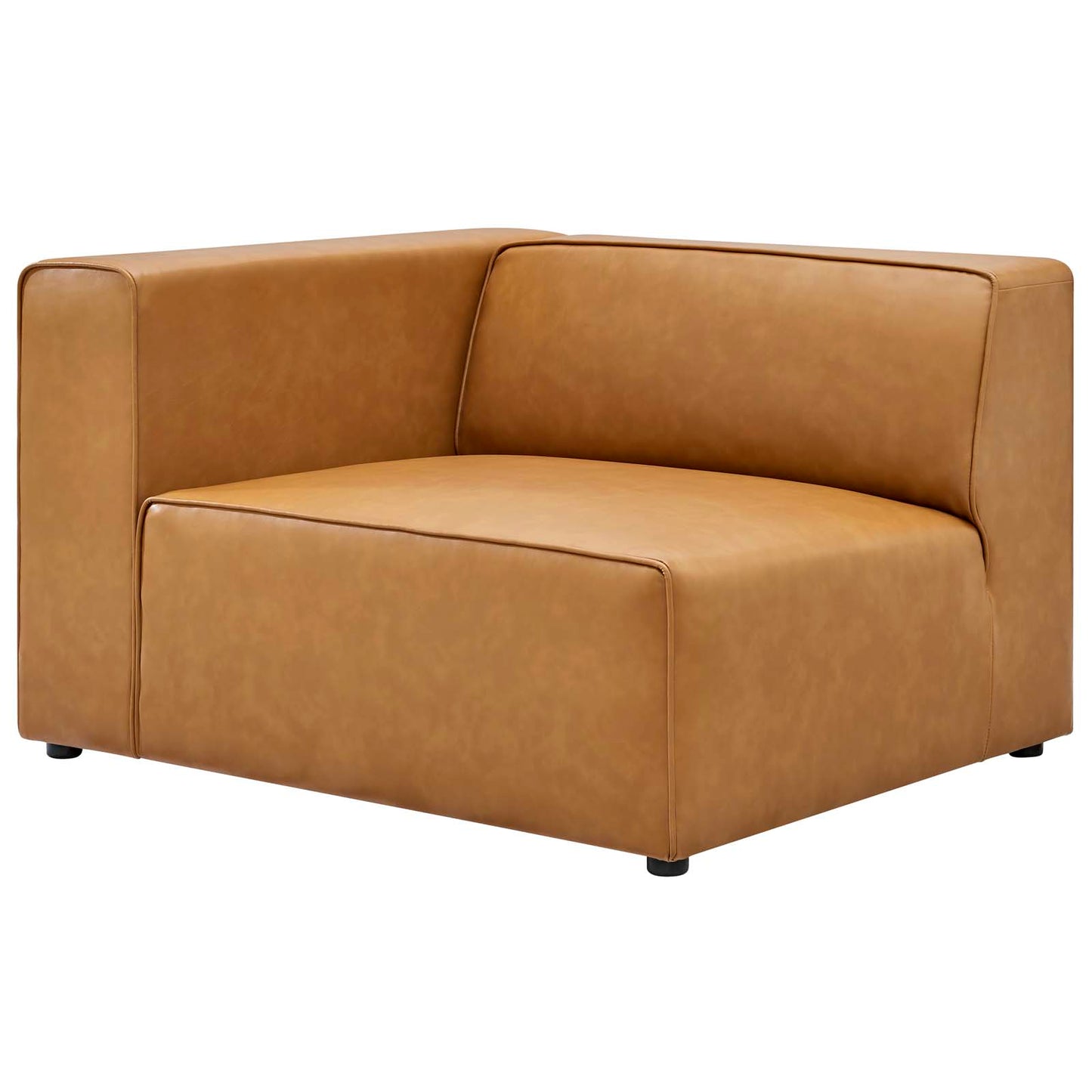 Modway Mingle Vegan Leather 4-Piece Sofa and 2 Ottomans Set - EEI-4794 | Sofa Set | Modishstore - 11