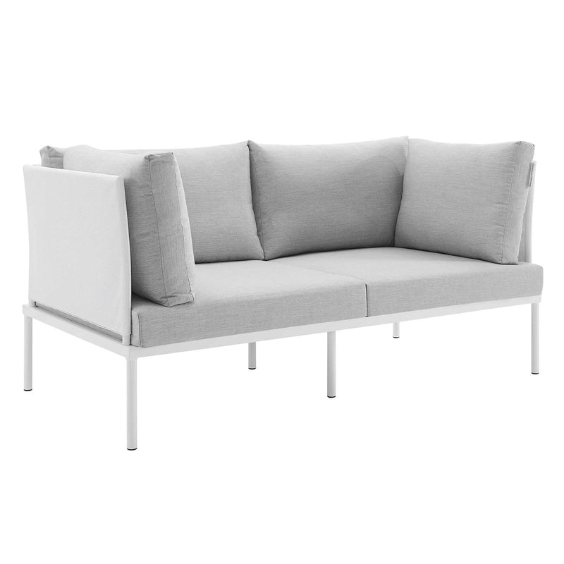 Harmony Sunbrella® Outdoor Patio Aluminum Loveseat By Modway - EEI-4963 | Outdoor Sofas, Loveseats & Sectionals | Modishstore - 2