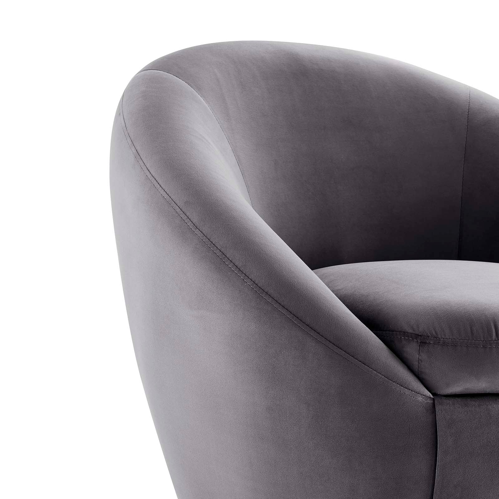 Buttercup Performance Velvet Performance Velvet Swivel Chair By Modway - EEI-5005 | Armchairs | Modishstore - 11