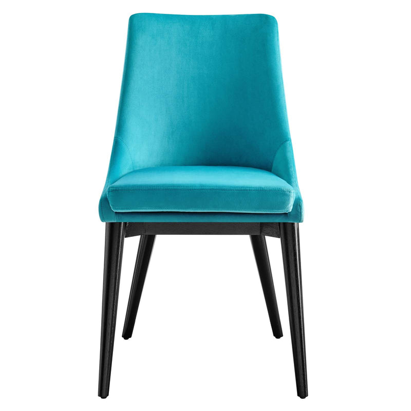 Viscount Performance Velvet Dining Chair By Modway - EEI-5009 | Dining Chairs | Modishstore - 56