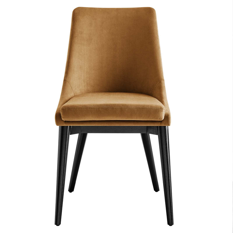 Viscount Performance Velvet Dining Chair By Modway - EEI-5009 | Dining Chairs | Modishstore - 57