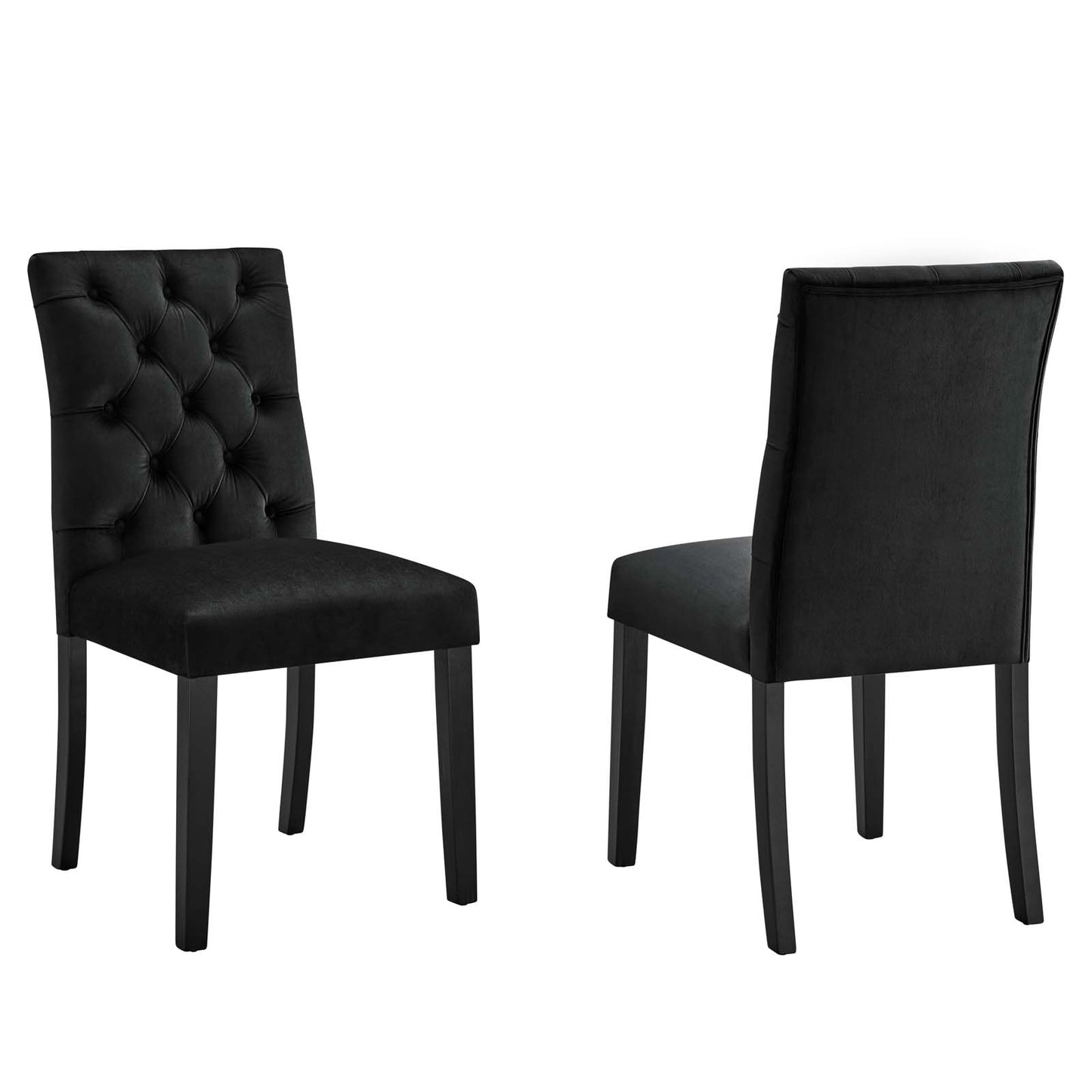 Duchess Performance Velvet Dining Chairs - Set of 2 By Modway - EEI-5011 | Dining Chairs | Modishstore - 14