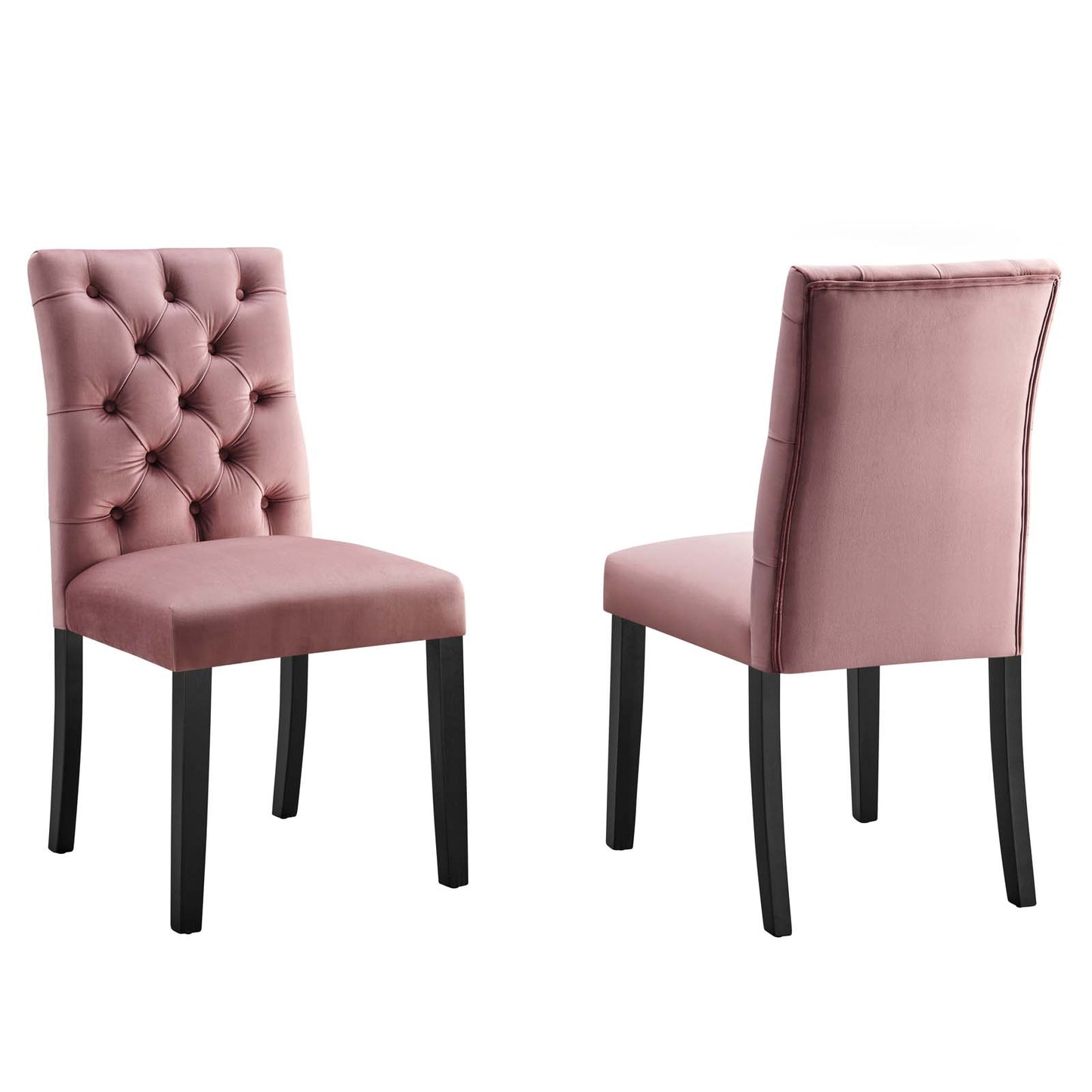 Duchess Performance Velvet Dining Chairs - Set of 2 By Modway - EEI-5011 | Dining Chairs | Modishstore - 19