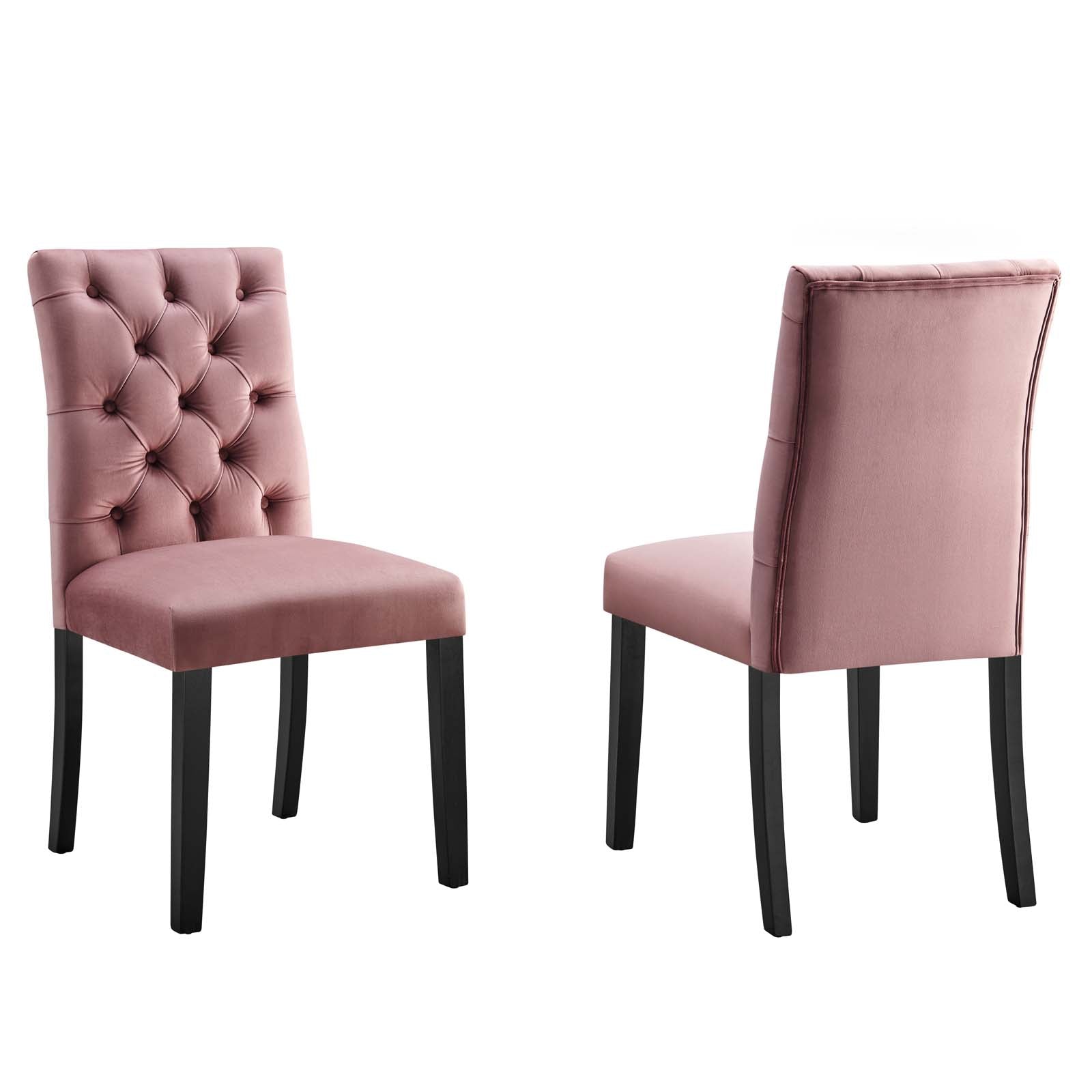 Duchess Performance Velvet Dining Chairs - Set of 2 By Modway - EEI-5011 | Dining Chairs | Modishstore - 19