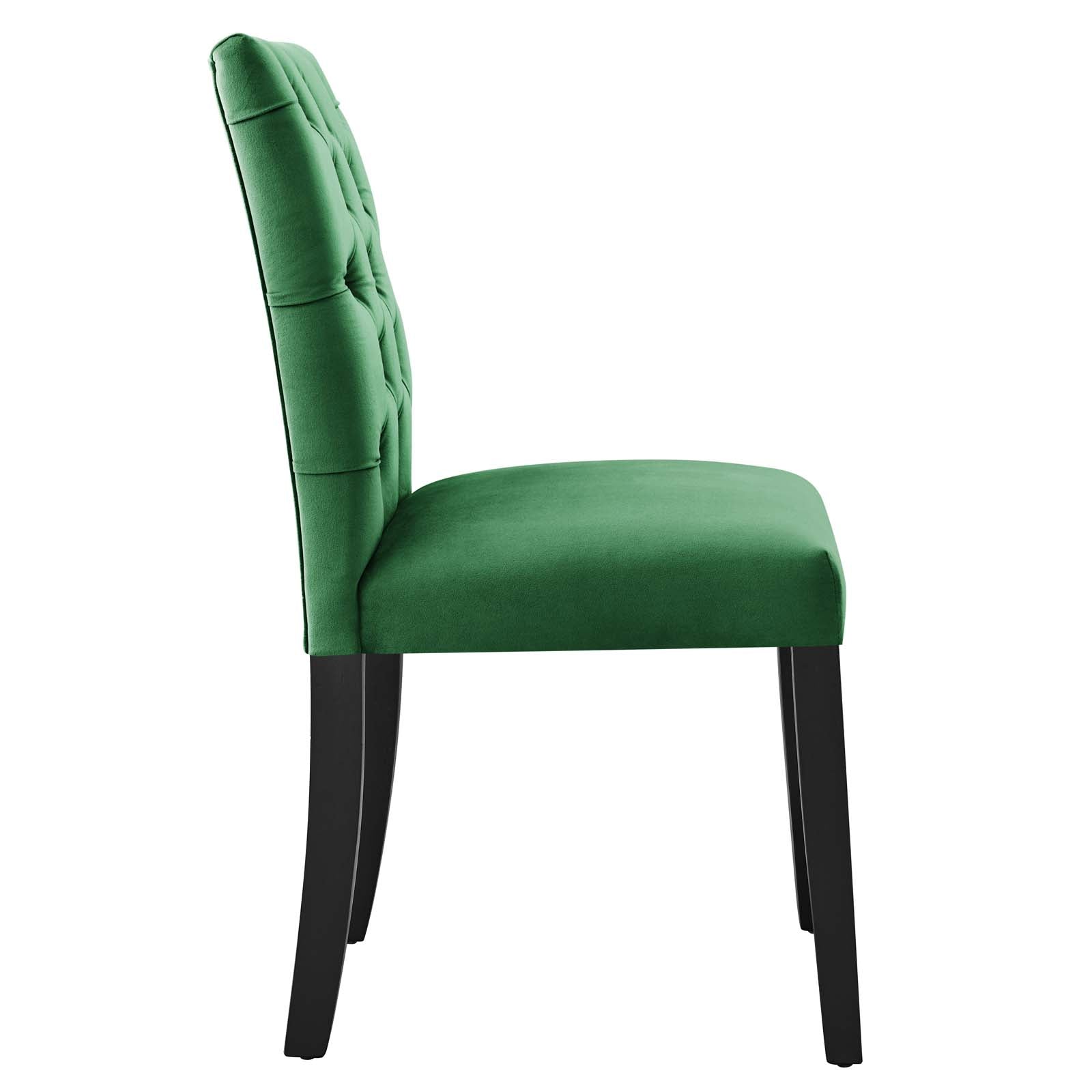 Duchess Performance Velvet Dining Chairs - Set of 2 By Modway - EEI-5011 | Dining Chairs | Modishstore - 33