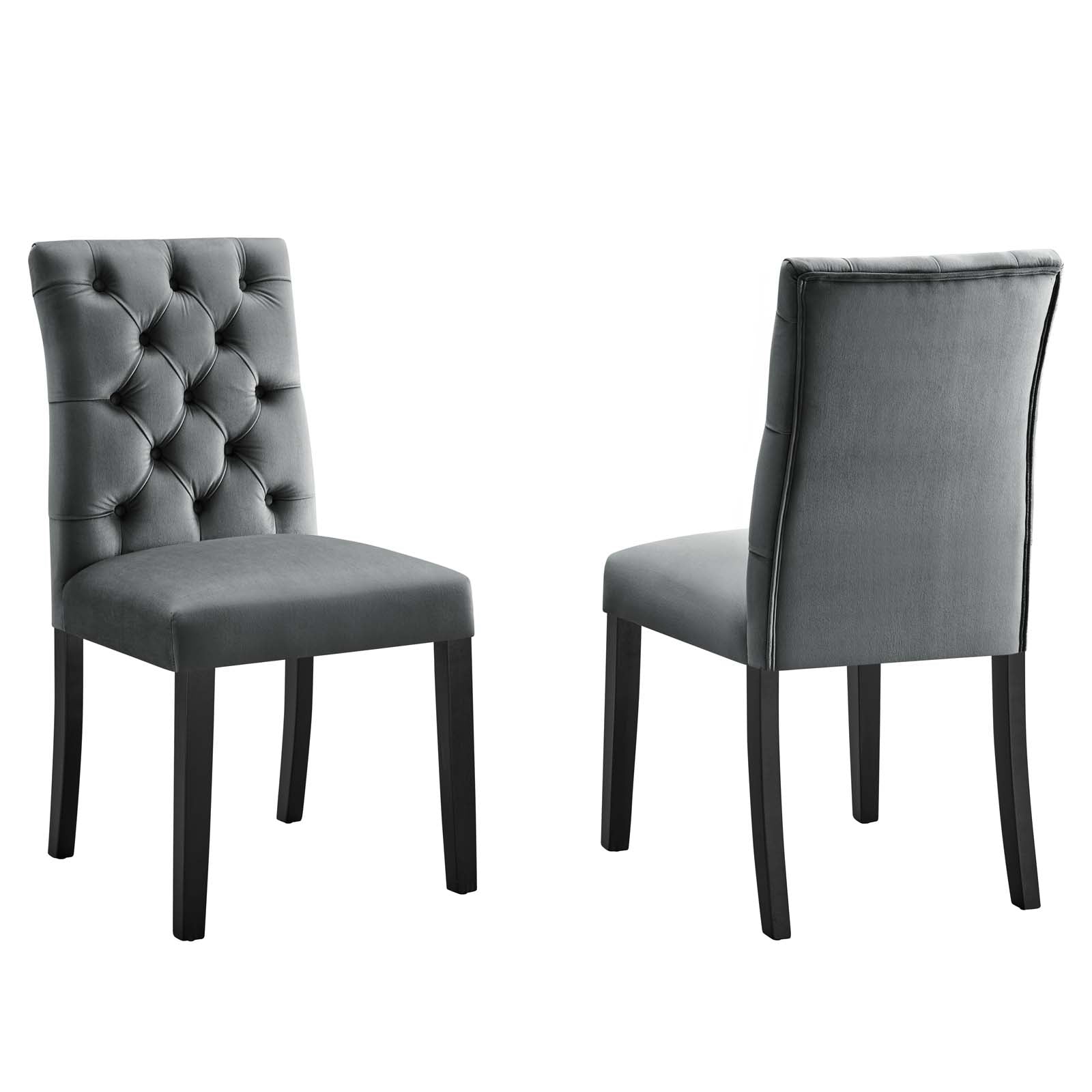 Duchess Performance Velvet Dining Chairs - Set of 2 By Modway - EEI-5011 | Dining Chairs | Modishstore - 22