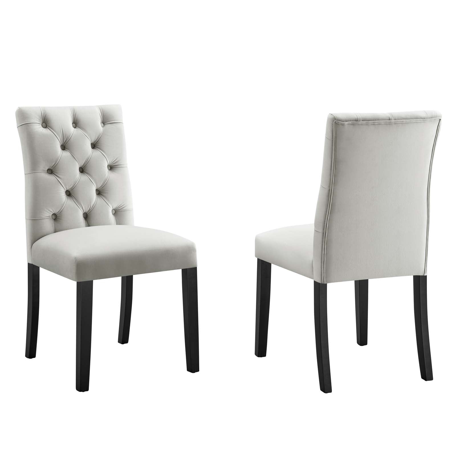 Duchess Performance Velvet Dining Chairs - Set of 2 By Modway - EEI-5011 | Dining Chairs | Modishstore - 16