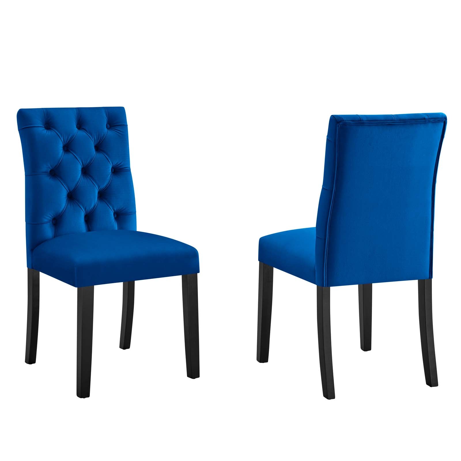 Duchess Performance Velvet Dining Chairs - Set of 2 By Modway - EEI-5011 | Dining Chairs | Modishstore - 21