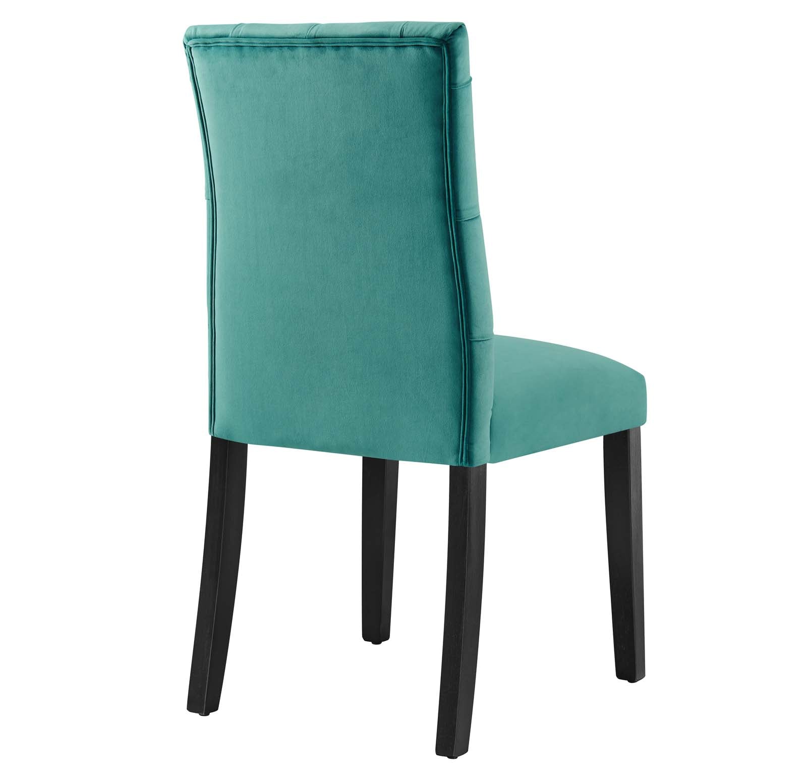 Duchess Performance Velvet Dining Chairs - Set of 2 By Modway - EEI-5011 | Dining Chairs | Modishstore - 43