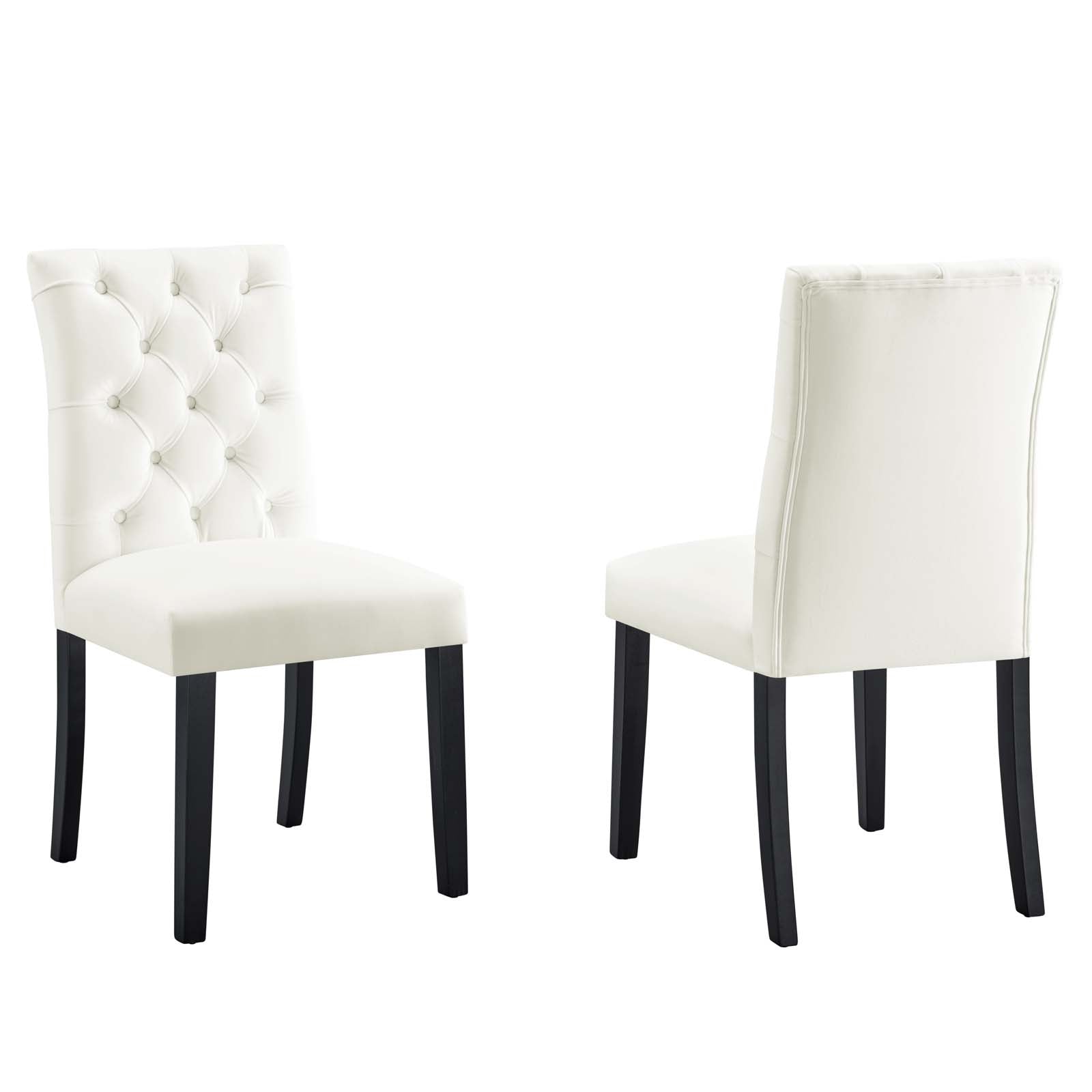 Duchess Performance Velvet Dining Chairs - Set of 2 By Modway - EEI-5011 | Dining Chairs | Modishstore - 13