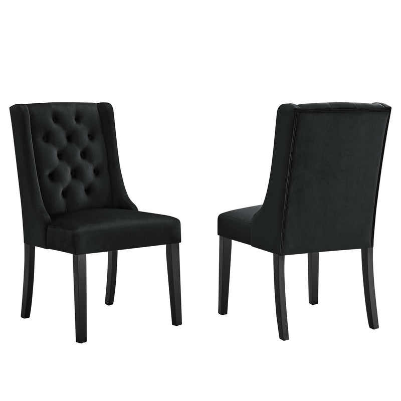 Baronet Performance Velvet Dining Chairs - Set of 2 By Modway - EEI-5013 | Dining Chairs | Modishstore - 1