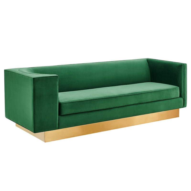 Eminence Upholstered Performance Velvet Sofa By Modway - EEI-5016 | Sofas | Modishstore - 11