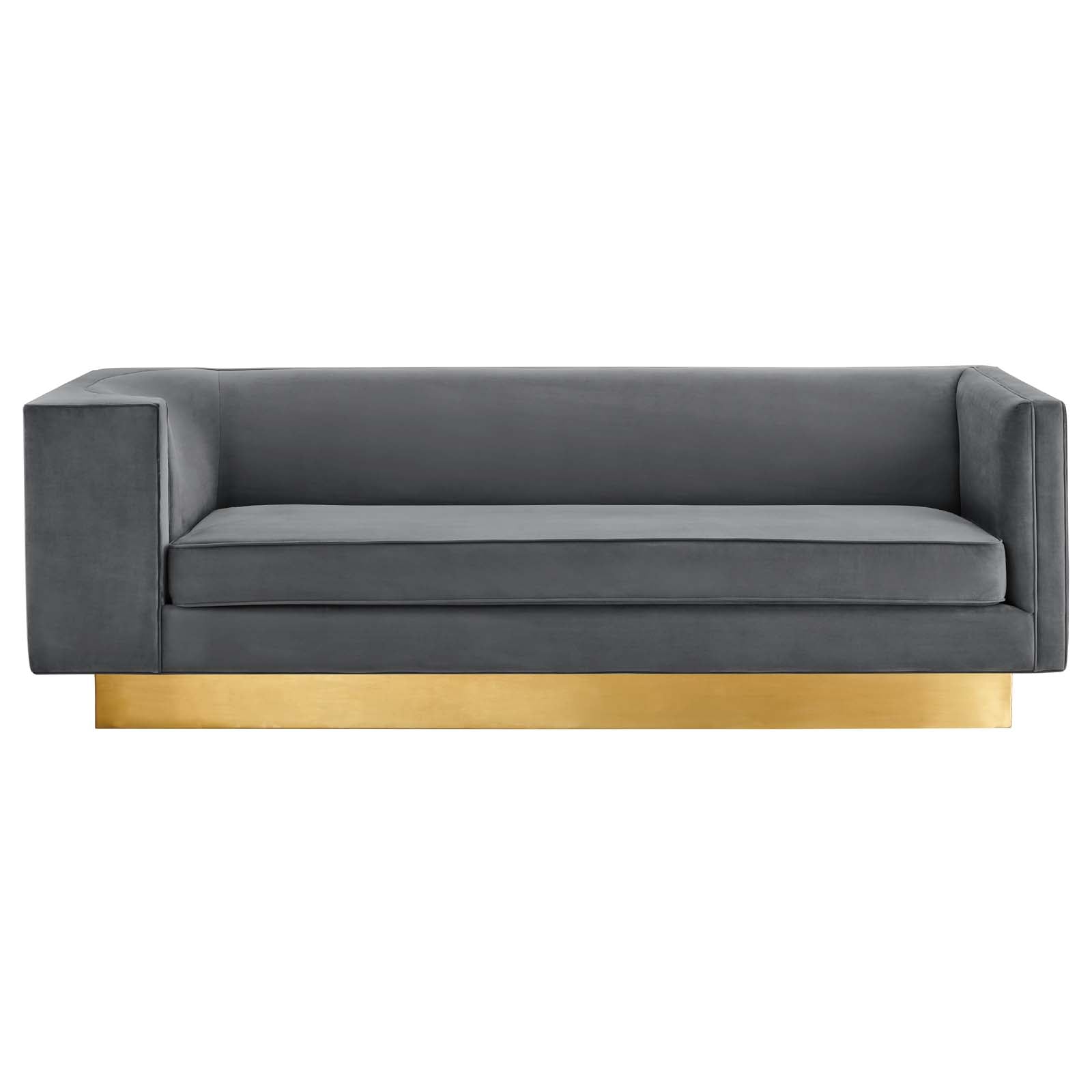 Eminence Upholstered Performance Velvet Sofa By Modway - EEI-5016 | Sofas | Modishstore - 25