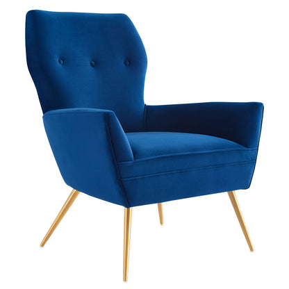 Renata Button Tufted Performance Velvet Armchair By Modway | Armchairs | Modishstore-10