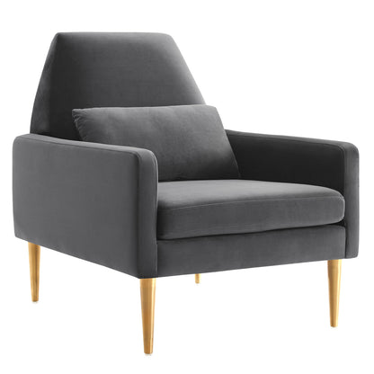 Liliana Performance Velvet Armchair By Modway - EEI-5021 | Armchairs | Modishstore - 2