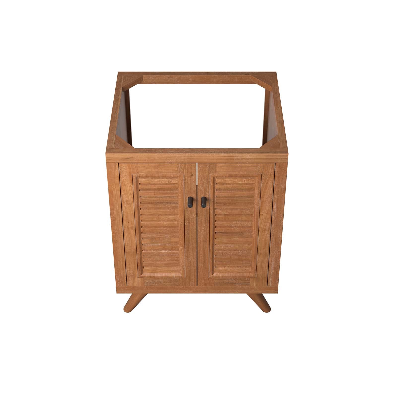 Birdie 24" Teak Wood Bathroom Vanity Cabinet (Sink Basin Not Included) By Modway - EEI-5086 | Bathroom Accessories | Modishstore - 5