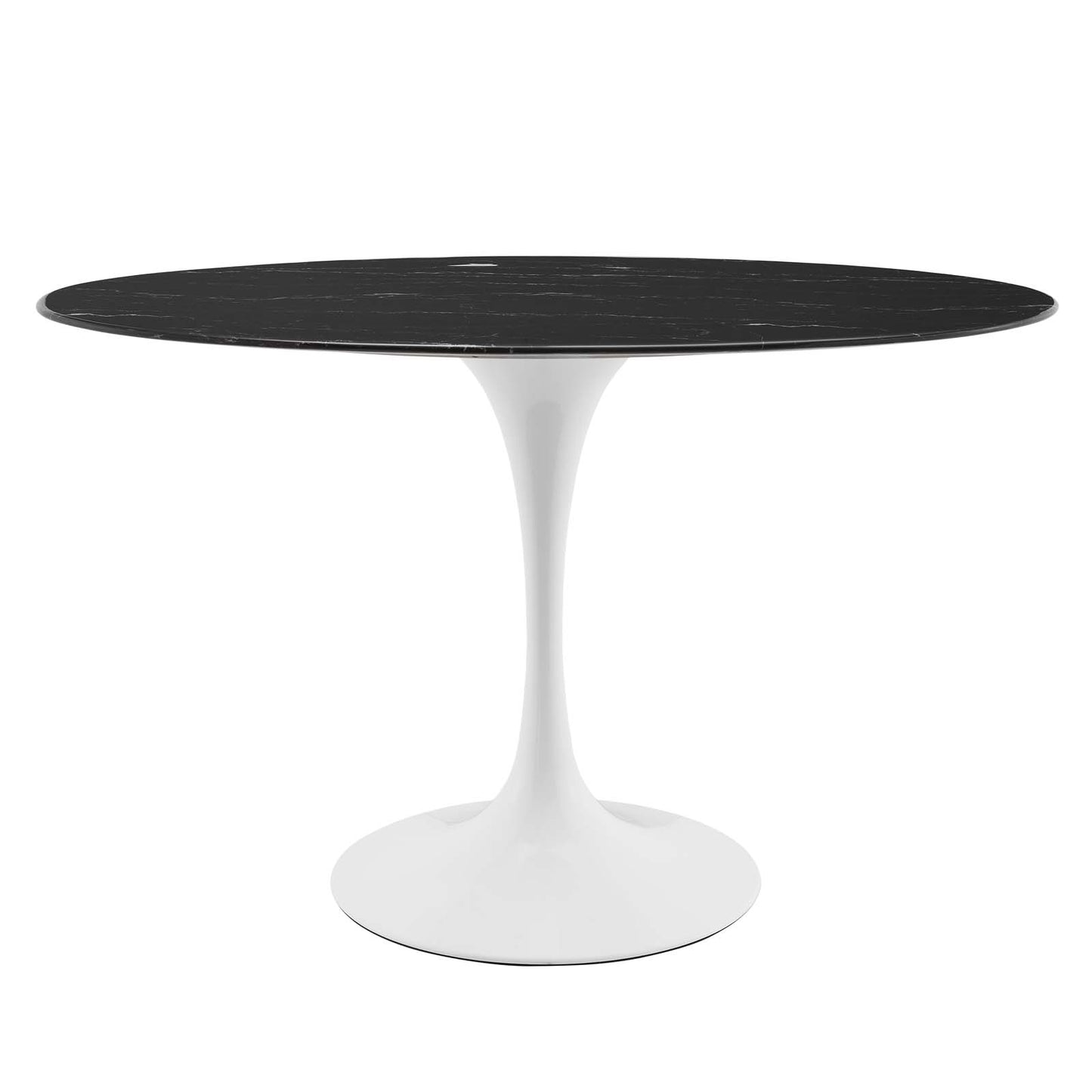 Modway Lippa 48" Oval Artificial Marble Dining Table - EEI-5170 | Dining Tables | Modishstore - 2