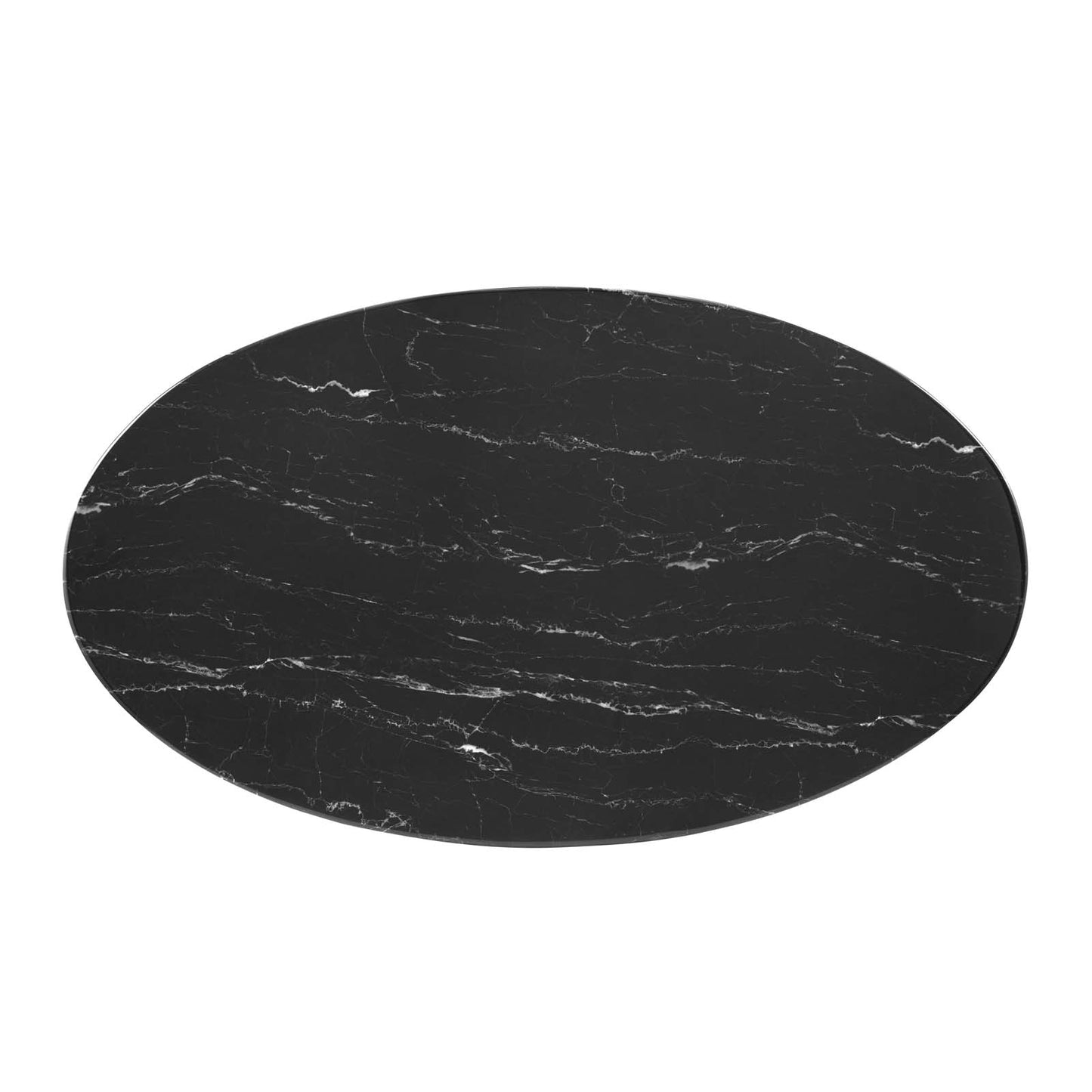 Modway Lippa 48" Oval Artificial Marble Dining Table - EEI-5170 | Dining Tables | Modishstore - 3