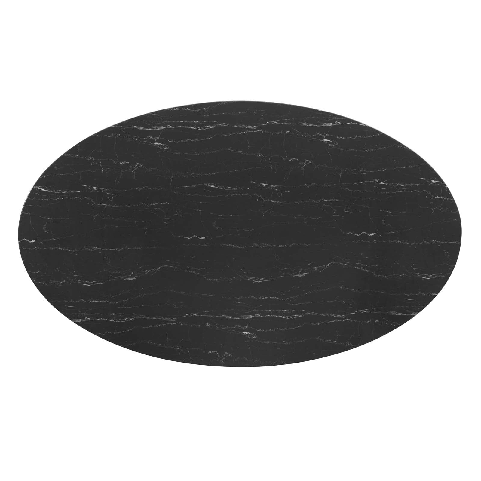 Modway Lippa 78" Oval Artificial Marble Dining Table - EEI-5198 | Dining Tables | Modishstore - 2