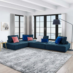 Modway Saunter Tufted Fabric Fabric 4-Piece Sectional Sofa - EEI-5208