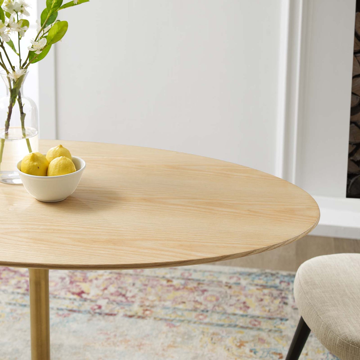 Lippa 48" Oval Wood Dining Table By Modway - EEI-5217 | Dining Tables | Modishstore - 6