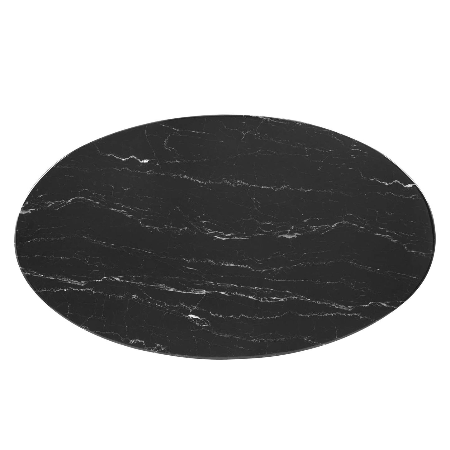 Lippa 48"  Oval Artificial Marble Dining Table By Modway - EEI-5227 | Dining Tables | Modishstore - 3