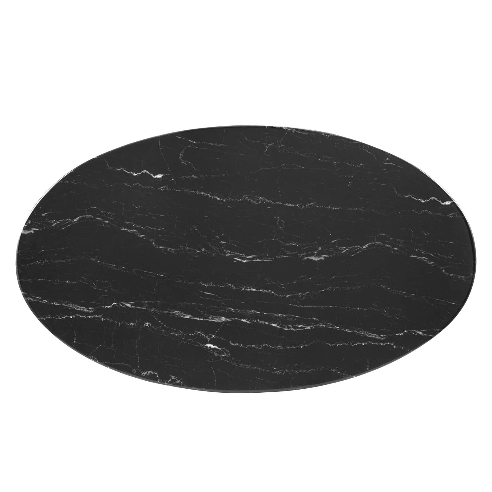 Lippa 48"  Oval Artificial Marble Dining Table By Modway - EEI-5227 | Dining Tables | Modishstore - 3