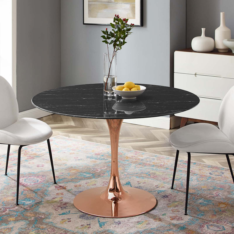 Lippa 47" Artificial Marble Dining Table By Modway - EEI-5272 | Dining Tables | Modishstore - 1