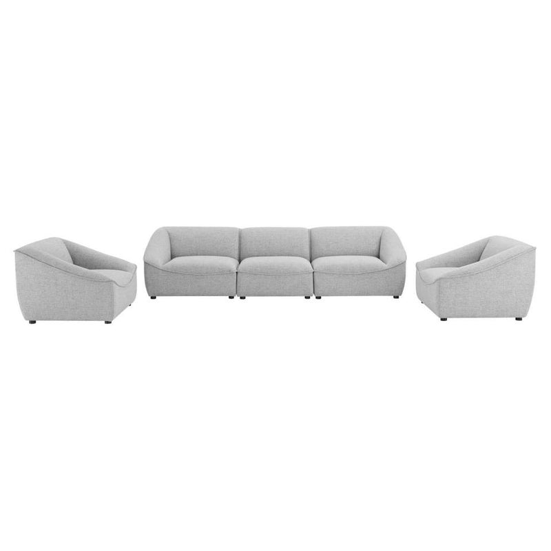 Modway Comprise 5-Piece Living Room Set - EEI-5407 | Sofa Set | Modishstore - 16